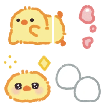 샛노란 미니 솜병아리!