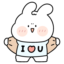 안녕~사랑해! 하양토끼 하루