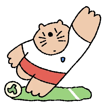 뚠딴뚠딴 스포츠맨 고양이 뚠딴