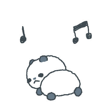 한 입 크기 판다 몽당이