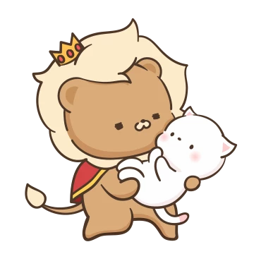 꽁냥꽁냥 사자와 고양이 커플