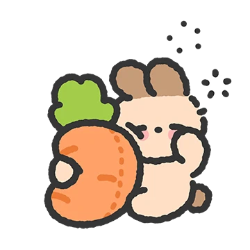 복슬복슬 토끼커플 2 (복남이.ver)