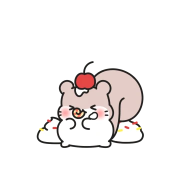 귀여운 볼주머니 담찌
