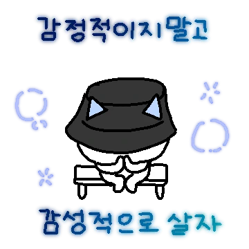내 감정! 내 느낌! 감성적으로 살자