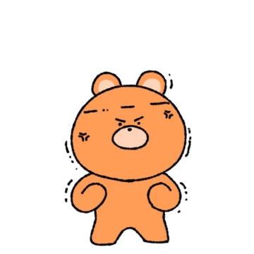 으아아악 분노의 곰돌이
