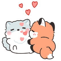 사랑스러운 여우커플 (쿠시)