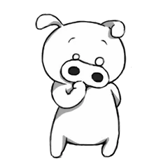 순수 귀요미! 화이트피그~
