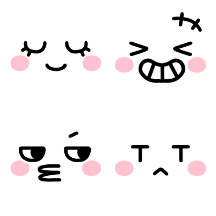 러블리 감정 스티커