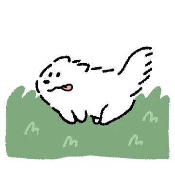 행복한 멍뭉이 사모예드