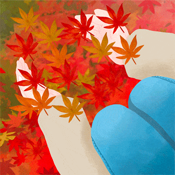 가을을 담은 폴라로이드