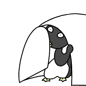 팽기니는 손이 시려워 겨울바람때문에