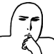 돌처럼 굳어버린 안면