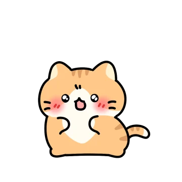 말랑뽀짝 고양이 커플 (치즈냥)