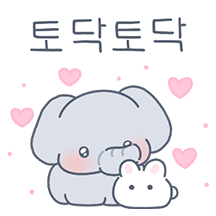 코로 친절을 전하는 코링이