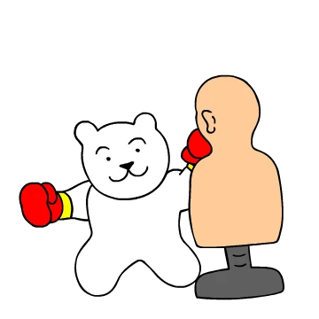 삐뚤어진 곰 2탄!