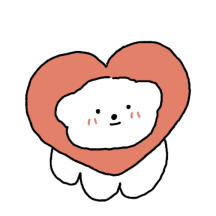 강아지 덩어리 솜덩이