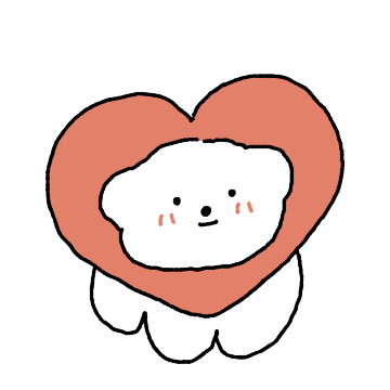 강아지 덩어리 솜덩이