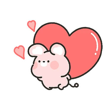 말랑콩떡 하다찌는 하트뿜뿜 2