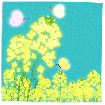 봄에는 산에 들에 꽃 톡 하지요~