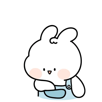 말랑뽀짝 하양토끼하루