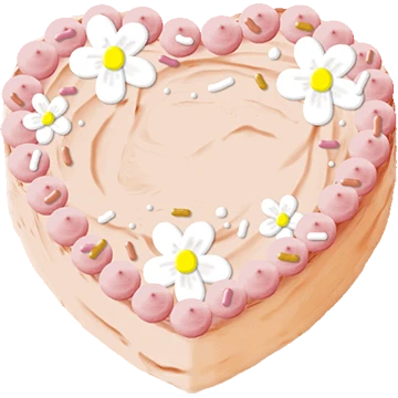 생크림 레터링 생일축하 케이크