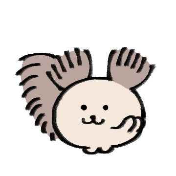 오동통한 청설모 모서리씨