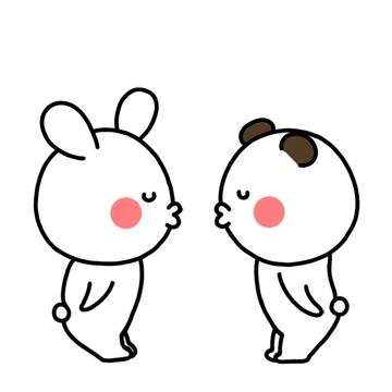 애기곰과 애기토끼의 사랑스러운 일상
