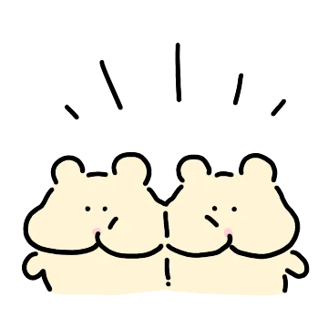 볼이 퉁퉁한 햄