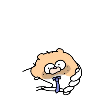 직장인 햄스터 찌든반