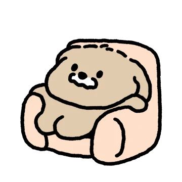 어딘가 멍한 강아지 멍미