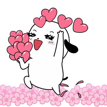 꽃길만 걸으세요. 궁디팡