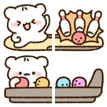 뿌꼼이 취미는 볼링이야