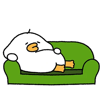 만사귀찮은 오리 찬덕이