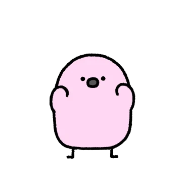 하트 퐁퐁 아기 홍학