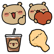 나 와다다곰 여기 있어요!