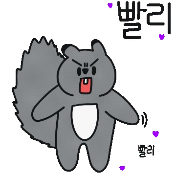 정신없이 촐랑대는 청설모