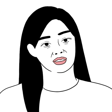 매너리즘에 빠진 을시년스러운 여자