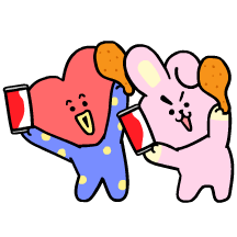 우주스타 BT21 집콕티콘!