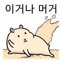 햄멍이 장난치기