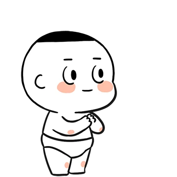 으른아이 까까