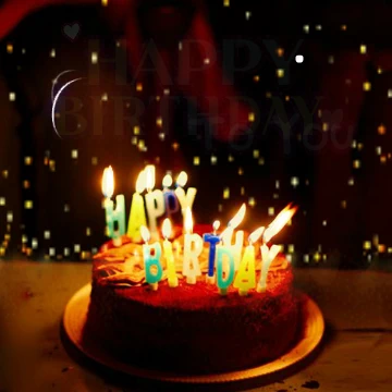케이크 생일축하톡