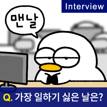 오늘 또 출근! 갈매기 씨구리