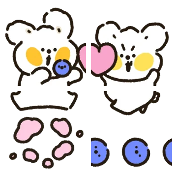 혀땳은앙꼬랑 뚱꼬는 찰떡콩떡
