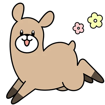 해맑게 몽충한 고라니