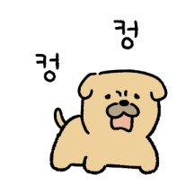 컹 컹! 똥강아지 누릉이