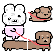 귀여운 동물산췍 알바!
