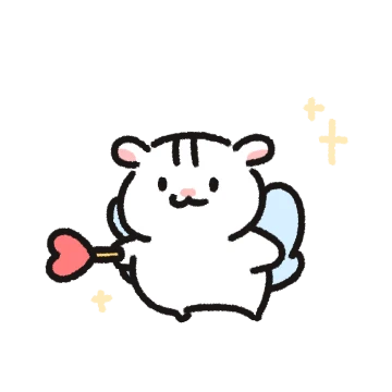 햄코는 코가 분홍색이래요