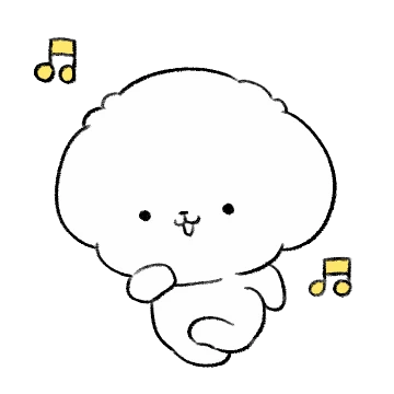 보송보송 비숑이