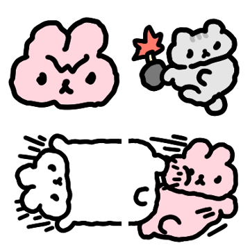 귀여움으로 친구를 공격!