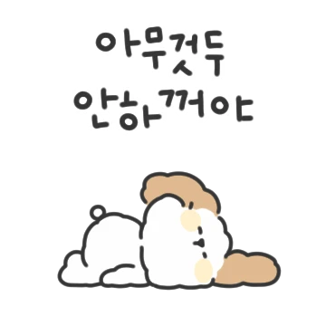빈둥빈둥 꾸지의 하루
